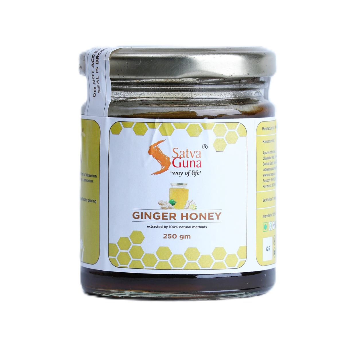 Satvaguna Ginger Honey 250 Grams