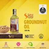 Satvaguna Cold Pressed Groundnut Oil