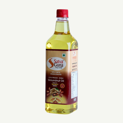 Cold Pressed Groundnut Oil Edible 1 Litre